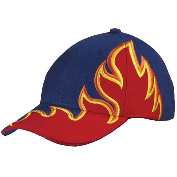 flame baseball cap